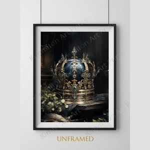 Every King Has a Crown - 16x20 Watercolor Art Print